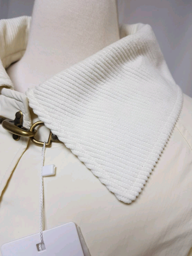 [oro]코듀로이카라 버클 패딩M 새상품(55-77까지)--9