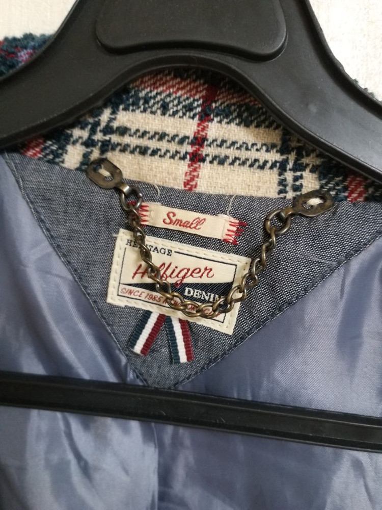 여성 타미힐피거데님 롱 패딩조끼(새상품.85-90) 이미지