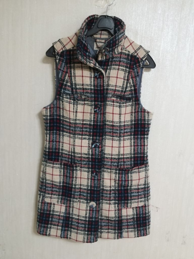 여성 타미힐피거데님 롱 패딩조끼(새상품.85-90) 이미지