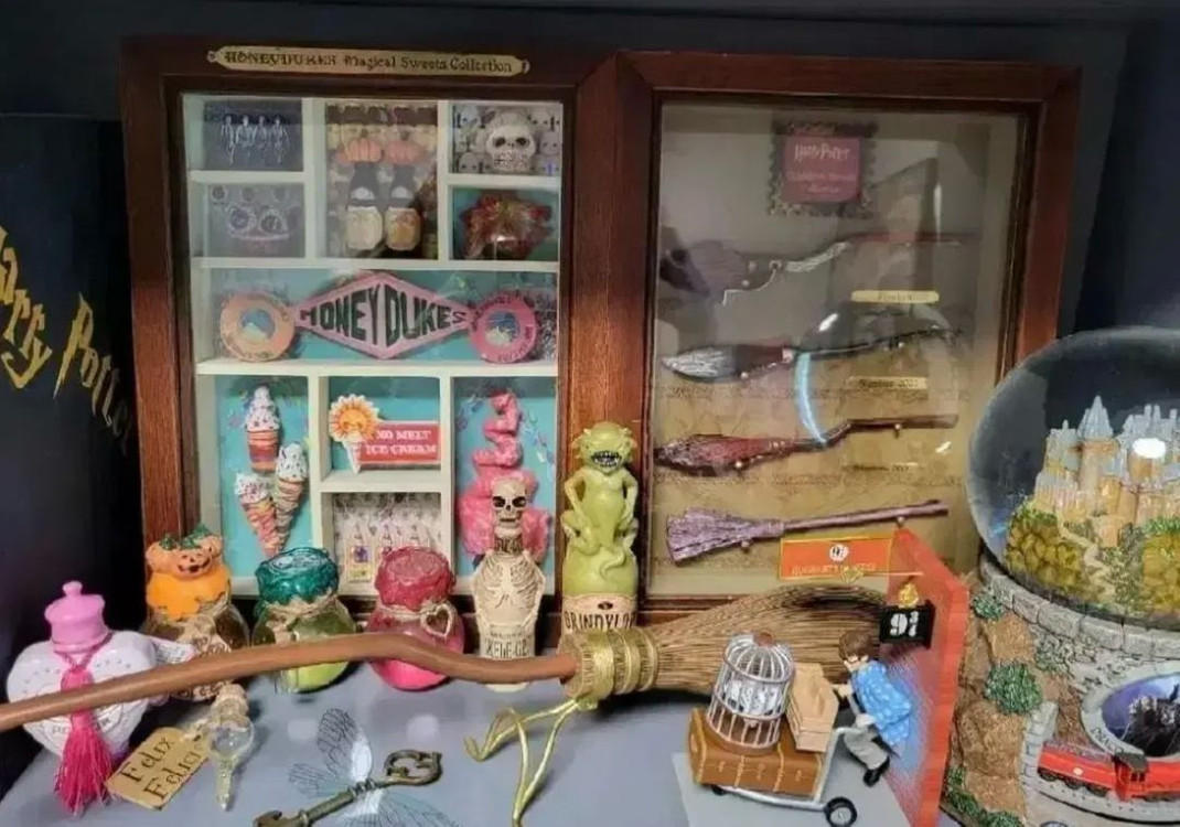 해리포터 피규어 컬렉션 허니듀크,빗자루 이미지