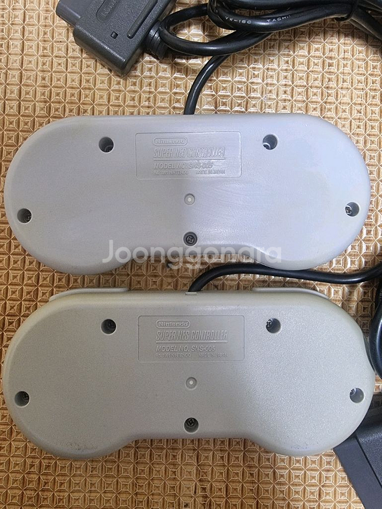 SNES 슈퍼패미콤 패미컴 북미판 본체 세트--3