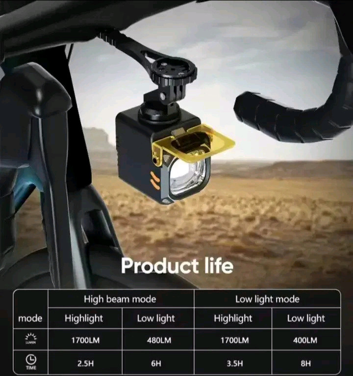 [특가빠른배송] 자전거라이트+마운트 속도계라이트 이미지