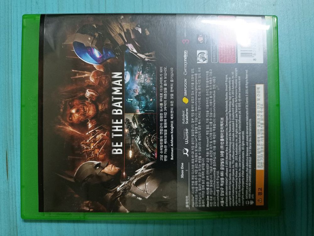 XBOXONE 배트맨 아캄나이트 이미지