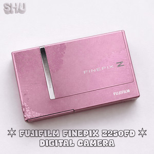 후지필름 파인픽스 Z250FD 빈티지 디지털 카메라 핑크