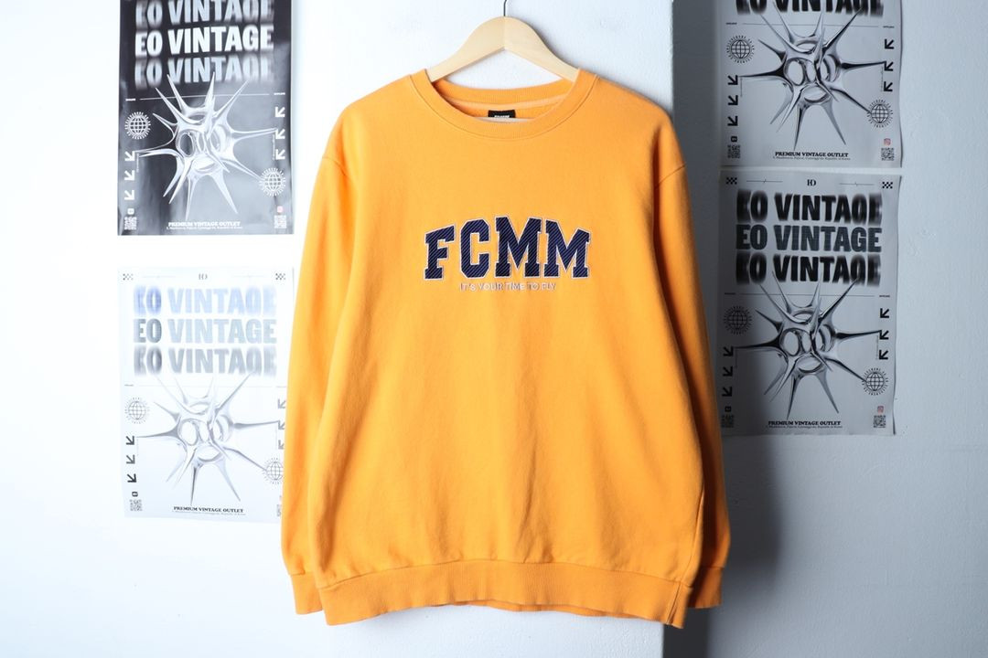 (M-XL) FCMM 맨투맨 티셔츠 루즈핏 빅로고 이미지