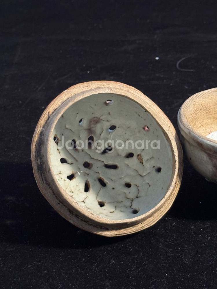 중국도자기 송대 백자 철화 박산향로--5