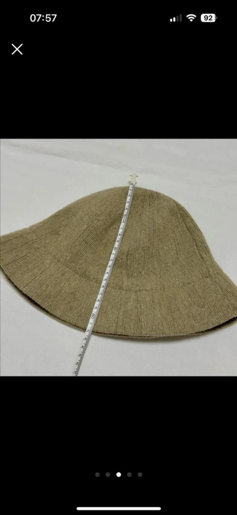 울 벙거지 모자 버킷햇--2