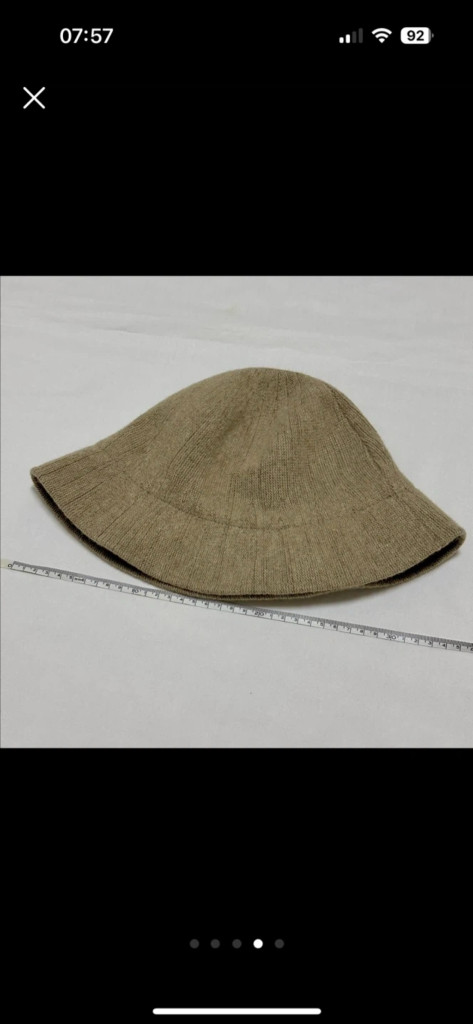 울 벙거지 모자 버킷햇--3