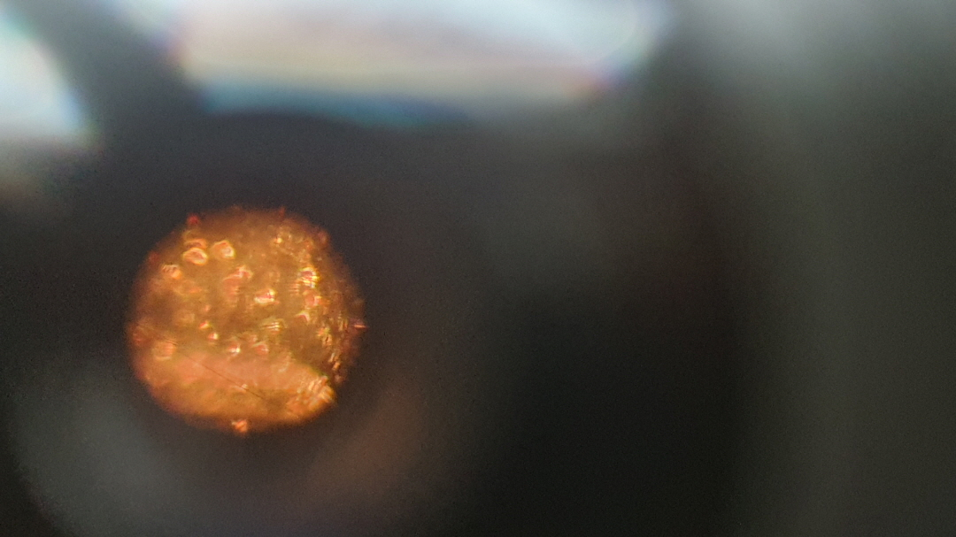 Peak 현미경 2034-100 스탠드 루페 100배율 해상도 참 좋음--2