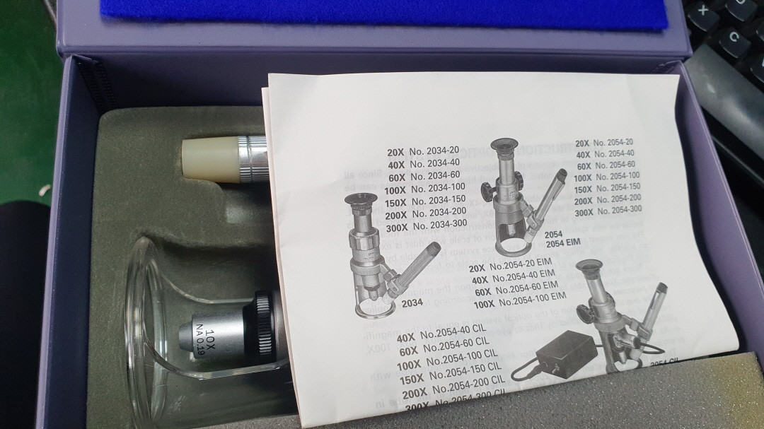 Peak 현미경 2034-100 스탠드 루페 100배율 해상도 참 좋음--6