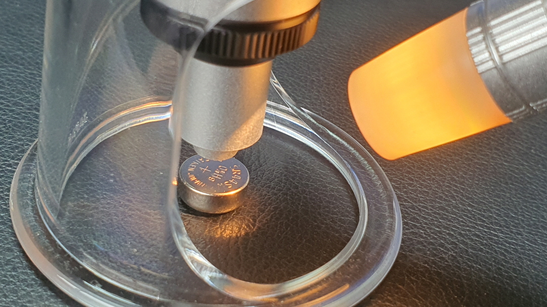 Peak 현미경 2034-100 스탠드 루페 100배율 해상도 참 좋음--4