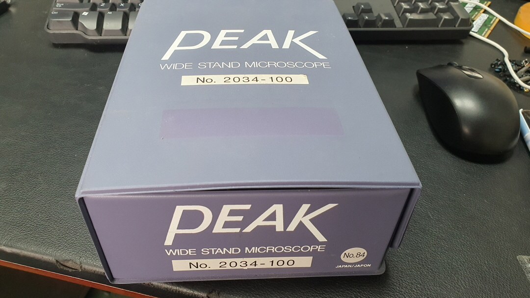 Peak 현미경 2034-100 스탠드 루페 100배율 해상도 참 좋음--7