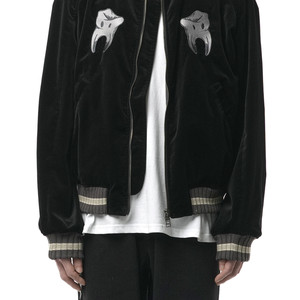 타이핑미스테이크x이얼즈어고 수베니어 자켓 블랙 L사이즈