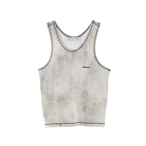 보헤미안서울 그레이 워싱 나시 슬리브리스 탑 탱크탑 이미지