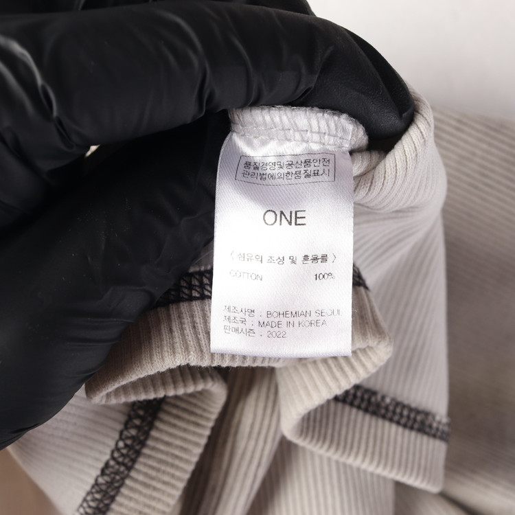 보헤미안서울 그레이 워싱 나시 슬리브리스 탑 탱크탑 이미지