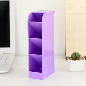 새 보라색 미용 용품 정리함 가위 정리 헤어 보관 수납