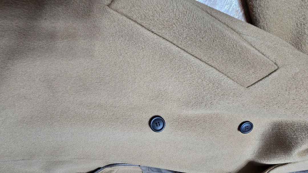 타임옴므 캐시미어 더블브레스트 롱코트 95~100사이즈 팝니다.--4