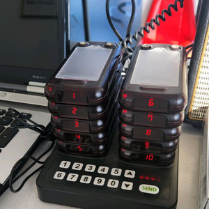 진동벨 10개세트 충전기포함 판매합니다