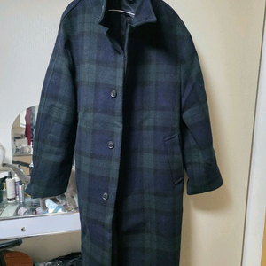 킨록앤더슨 타탄테크 롱코트