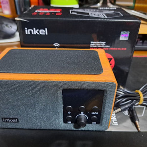 인켈 LED 블루투스 스피커/라디오/폰고속충전