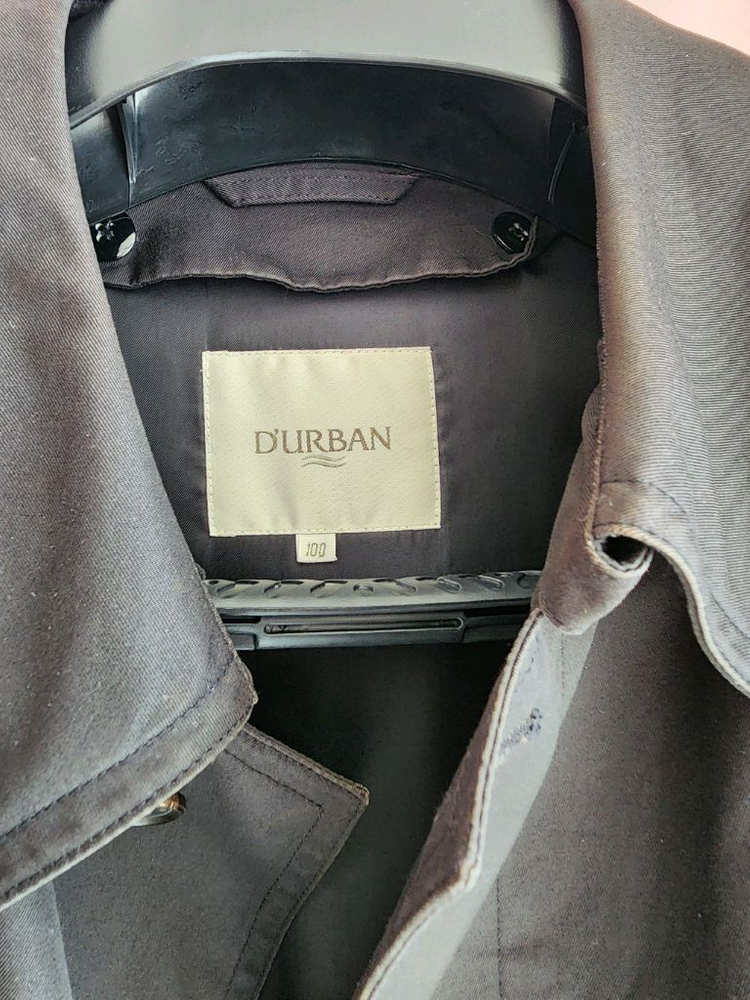 더반 DURBAN 트렌치코트 팜. 블랙 발마칸 맥코트 100~105--2