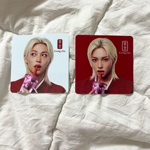 스트레이키즈 스키즈 필릭스 공차 코스터 굿즈 이미지