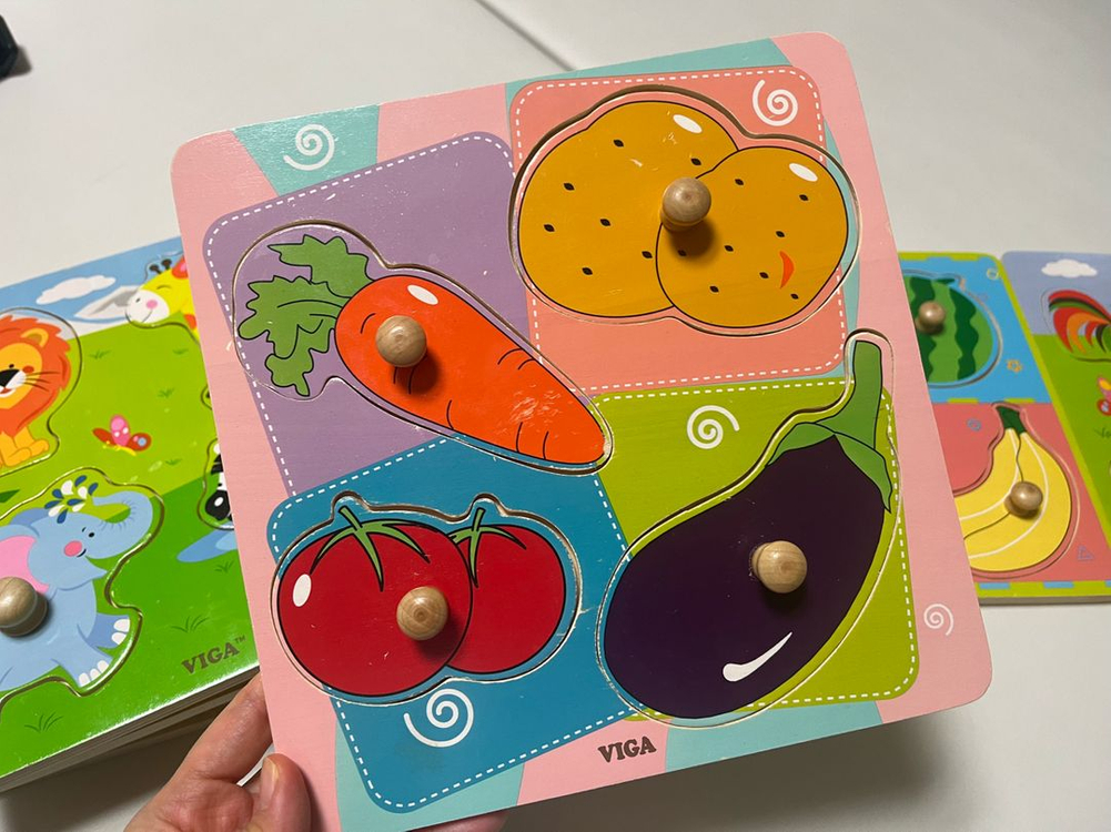 유아 꼭지퍼즐 6종 일괄--3