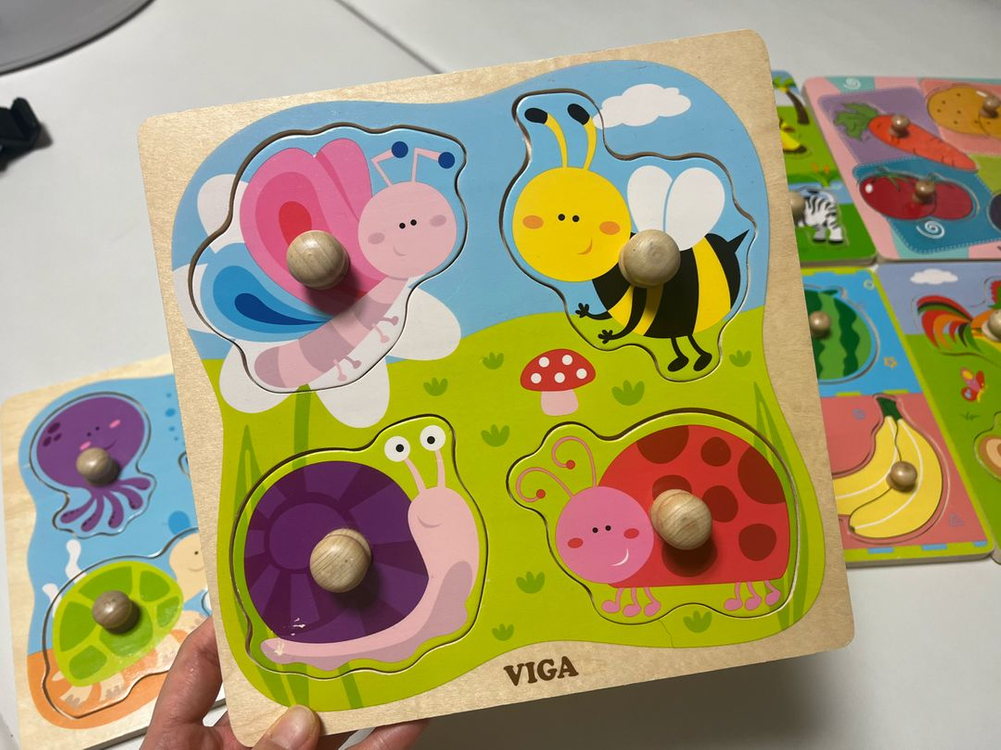 유아 꼭지퍼즐 6종 일괄--4