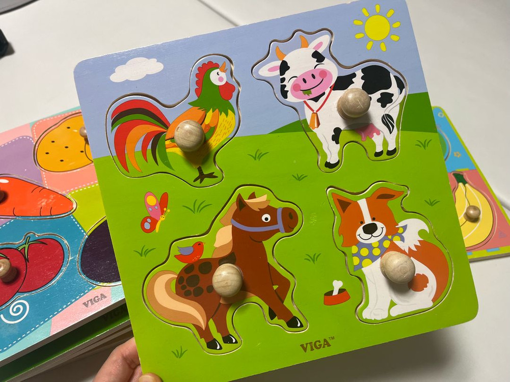 유아 꼭지퍼즐 6종 일괄--5