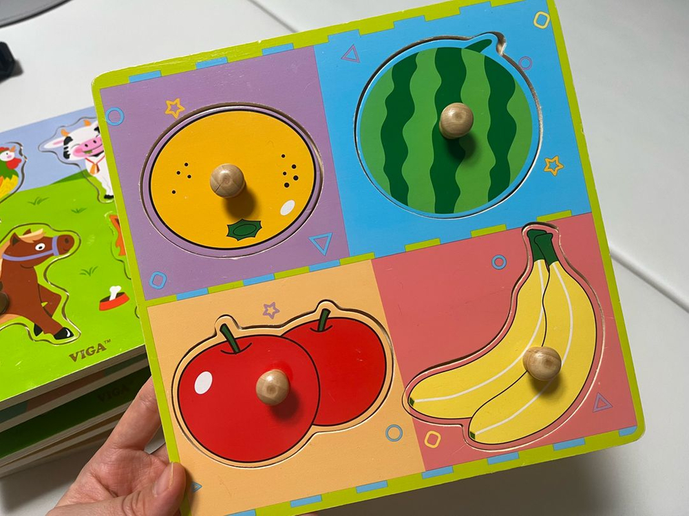 유아 꼭지퍼즐 6종 일괄--6