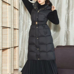 폴앤조 헝가리 구스 롱패딩 베스트