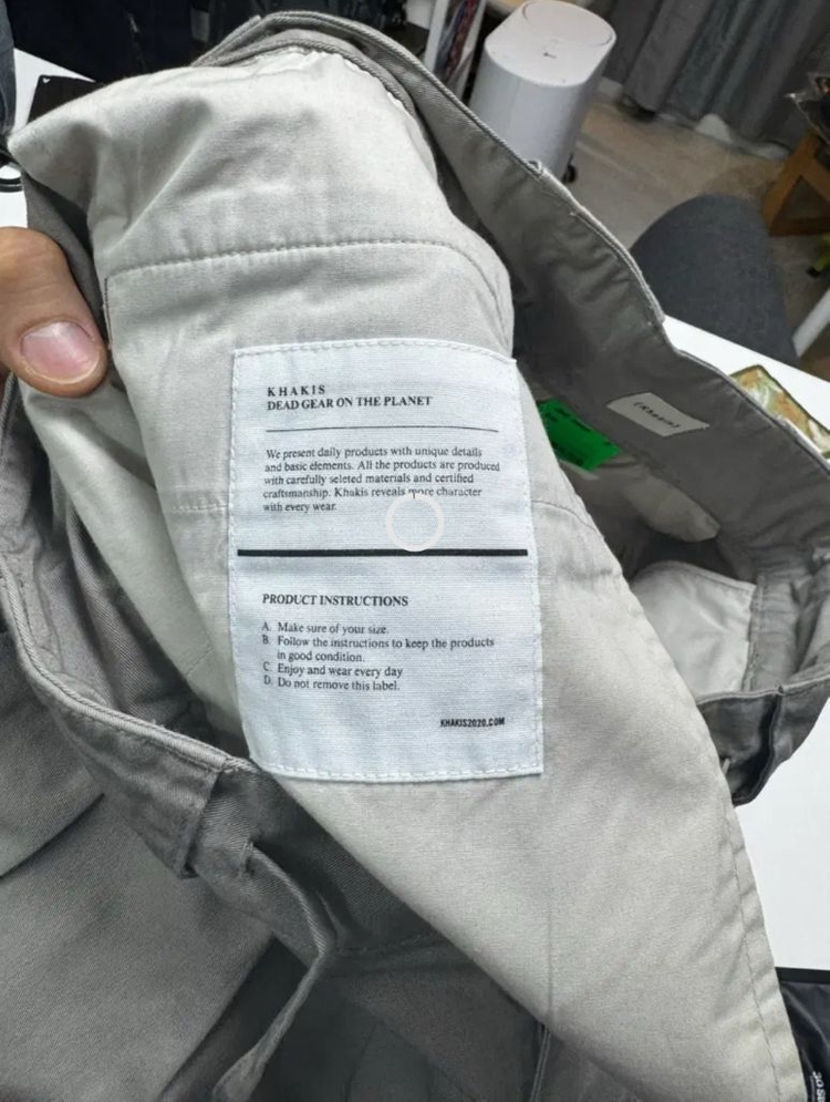 [L/실착1회] Khakis 카키스 치노 Reno Pant Grey--6