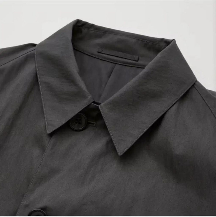 [L] 유니클로 U 싱글 트렌치 코트--5