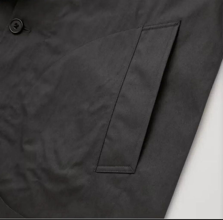 [L] 유니클로 U 싱글 트렌치 코트--8