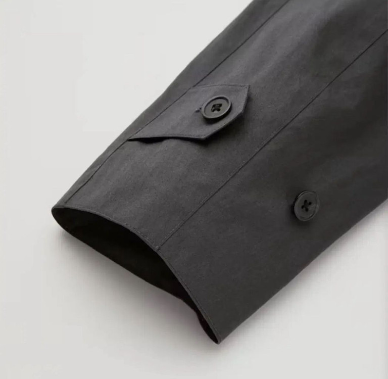 [L] 유니클로 U 싱글 트렌치 코트--9