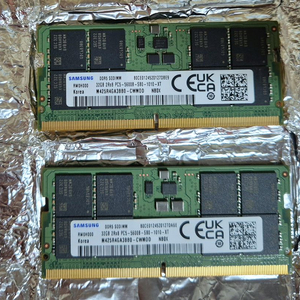 RAM 삼성 노트북용 DDR5 5600MHz 32GB x 2개 팝니다