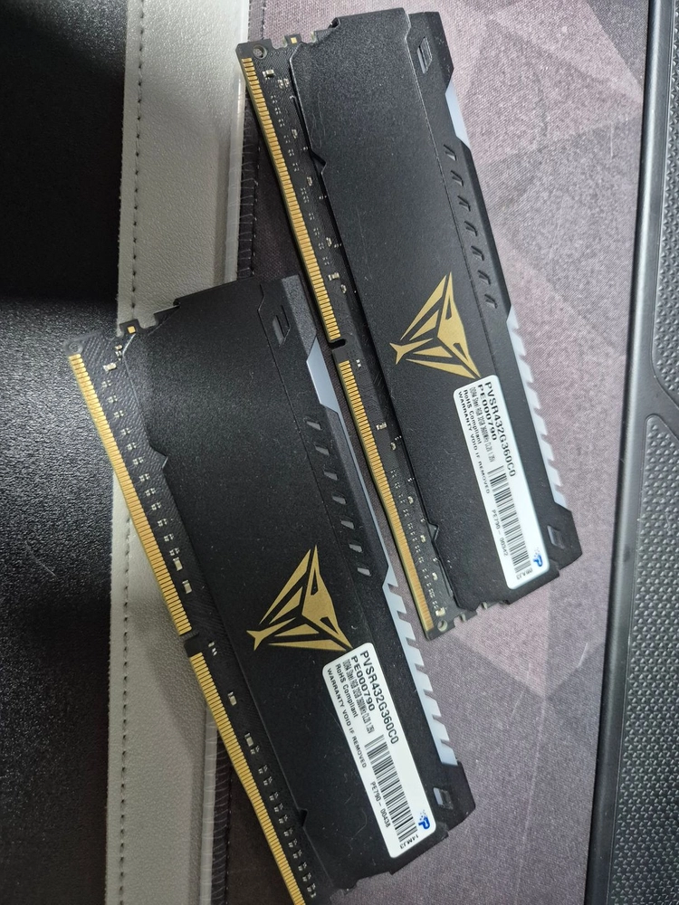 페트리어트 바이퍼 RGB DDR4 32GBx2 3600클럭 총64기가 세트 이미지