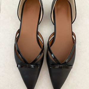 마지막가격 유메르 뮬 구두 플로랜스 리본플랫 미착용 상품 37사이즈