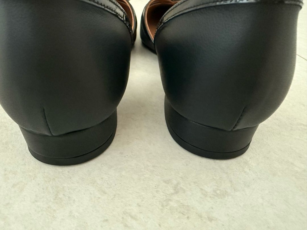 마지막가격 유메르 뮬 구두 플로랜스 리본플랫 미착용 상품 37사이즈--4