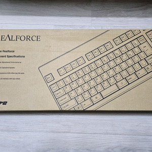 리얼포스 108us 화이트 표준 30g 균등 토프레 무접점키보드