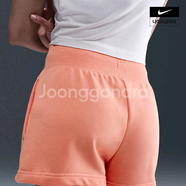 나이키 피닉스 플리스 하이웨이스트 루즈 프렌치 테리 쇼츠 M(70)새제품--2