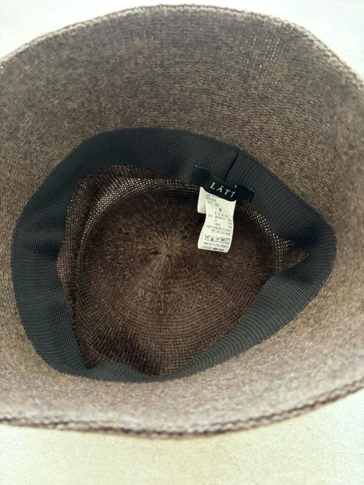[새상품] 한섬 래트바이티 버킷햇, 브라운 모자, 겨울 모자, 봄 가을 모자--3