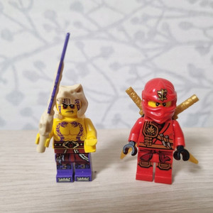 레고 닌자고 미니피규어 카이&크레이트 2종