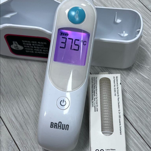 브라운 체온계 IRT-6030 필터 21개 포함신생아 아기