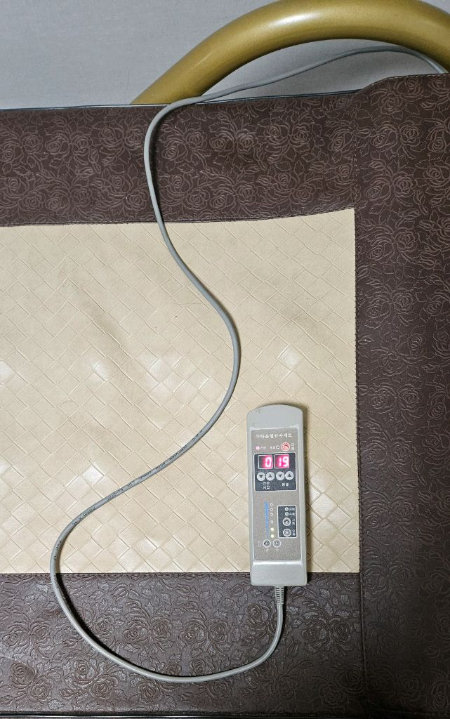 온열 안마 매트--2