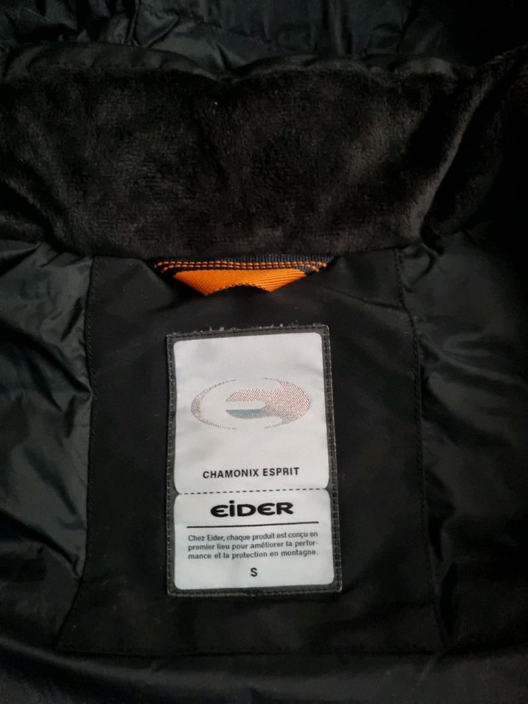 아이더 스투키 구스다운 숏패딩 블랙 S 이미지