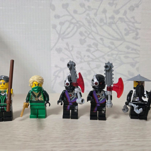 레고 닌자고 70725 미니피규어 5종 외