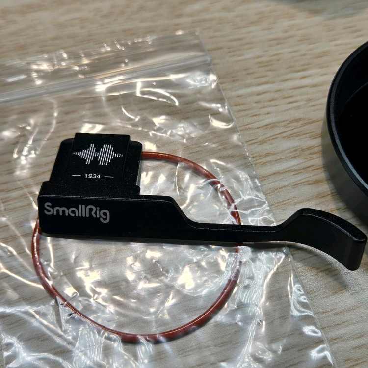 후지 X100VI 용 하오게 사각후드+후드캡, 스몰리그 엄지 그립--4