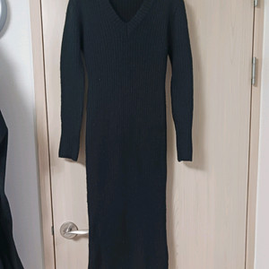 도톰한 니트 롱원피스 55