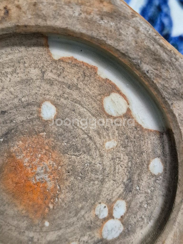 중국도자기 청화 유리홍 진사 팔각 주전자--9